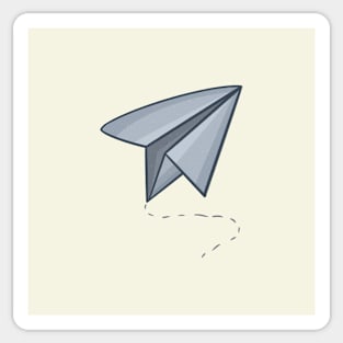 Paper Plane Sticker